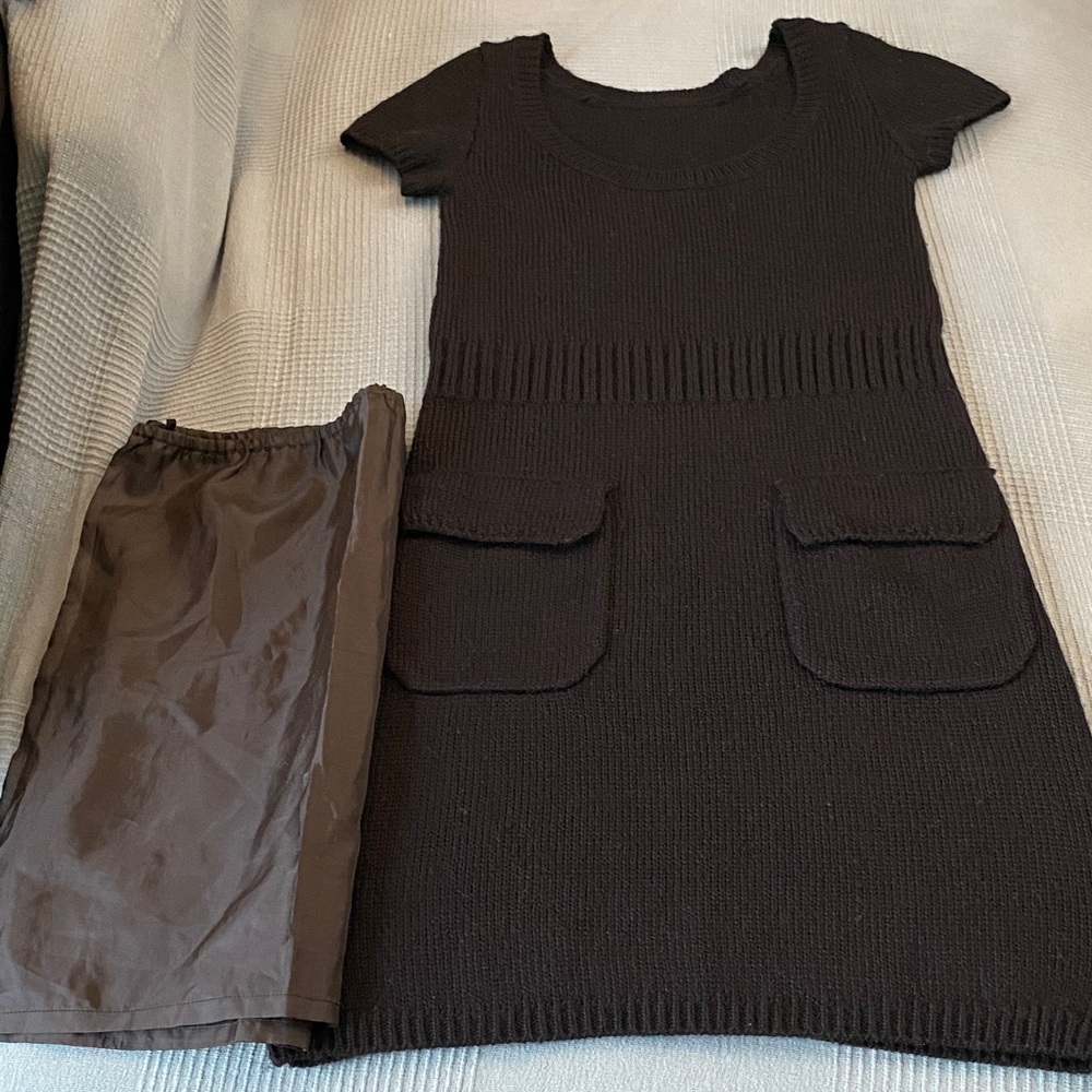 Classic Black Women's knit dress